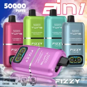 Fizzy Twins 50000 Puffs Double Flavor Dual Tank 50K – Adult Guide [strict-source:b590318c8b51ae8e]