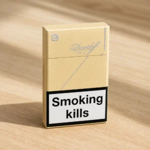 Davidoff Gold packaging photographed for a Australia buying and pack guide page