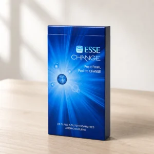 ESSE Change Mint Ice Blast 4mg packaging photographed for a Australia buying and pack guide page