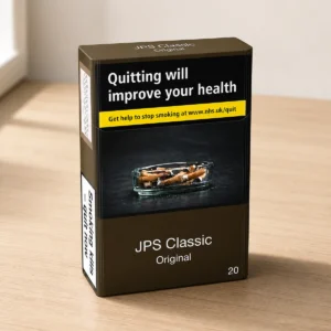 JPS Classic Original packaging photographed for a Australia buying and pack guide page