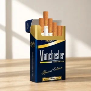 Manchester Blue Special Edition packaging photographed for a Australia buying and pack guide page