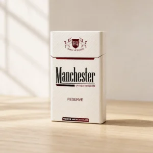 Manchester Reserve packaging photographed for a Australia buying and pack guide page