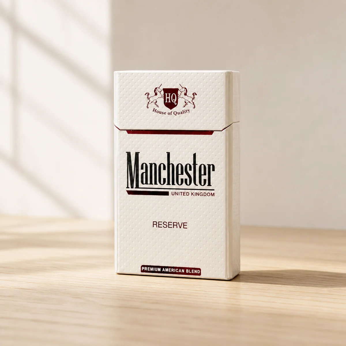Manchester Reserve packaging photographed for a Australia buying and pack guide page