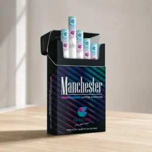 Manchester Double Drive packaging photographed for a Australia buying and pack guide page